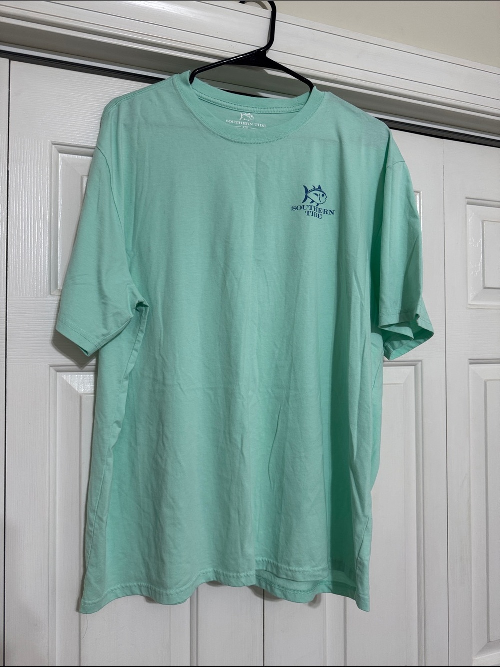 Southern Tide Men's Mint Green Logo Short Sleeve Tee